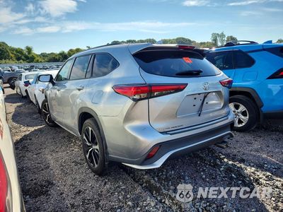 Drugie zdjęcie samochodu z przodu: 2022 TOYOTA HIGHLANDER XSE VIN:5TDLZRBH6NS220919 - miniatura