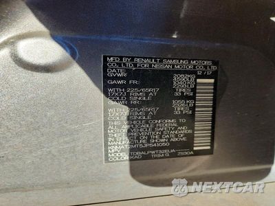 Zdjęcie 14 z 14 samochodu: 2018 NISSAN ROGUE S VIN:KNMAT2MT5JP541050 - miniatura