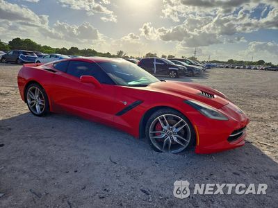 Czwarte zdjęcie samochodu z boku: 2014 CHEVROLET CORVETTE STINGRAY Z51 2LT VIN:1G1YK2D79E5114260 - miniatura