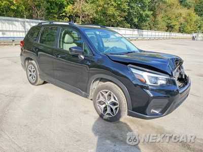 Czwarte zdjęcie samochodu z boku: 2021 SUBARU FORESTER PREMIUM VIN:JF2SKAFC0MH571118 - miniatura