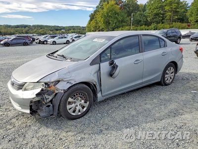 2012 HONDA CIVIC LX 19XFB2F5XCE317251 - główne zdjęcie licytacji z USA - miniatura
