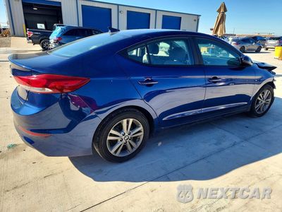 Trzecie zdjęcie samochodu z tyłu: 2018 HYUNDAI ELANTRA SEL VIN:5NPD84LF2JH343026 - miniatura