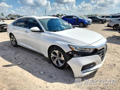 Czwarte zdjęcie samochodu z boku: 2018 HONDA ACCORD VIN:1HGCV1F42JA198124 - miniatura