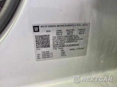 Zdjęcie 13 z 13 samochodu: 2018 CHEVROLET SILVERADO K1500 LT VIN:3GCUKREC3JG593241 - miniatura