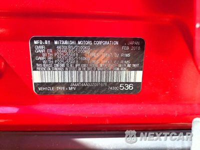 Zdjęcie 12 z 12 samochodu: 2018 MITSUBISHI ECLIPSE CROSS LE VIN:JA4AT4AA0JZ051676 - miniatura