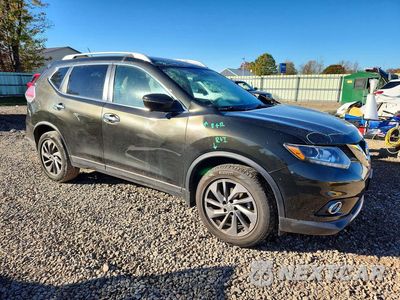 Czwarte zdjęcie samochodu z boku: 2016 NISSAN ROGUE SL VIN:5N1AT2MV7GC742509 - miniatura