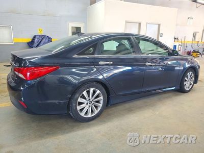 Trzecie zdjęcie samochodu z tyłu: 2014 HYUNDAI SONATA LIMITED VIN:5NPEC4AC6EH805914 - miniatura