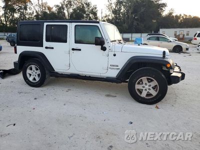 Czwarte zdjęcie samochodu z boku: 2018 JEEP WRANGLER UNLIMITED SPORT VIN:1C4BJWDG5JL800311 - miniatura