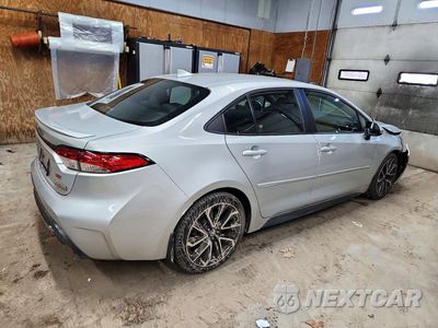 Trzecie zdjęcie samochodu z tyłu: 2021 TOYOTA COROLLA SE VIN:5YFS4MCE5MP087045 - miniatura