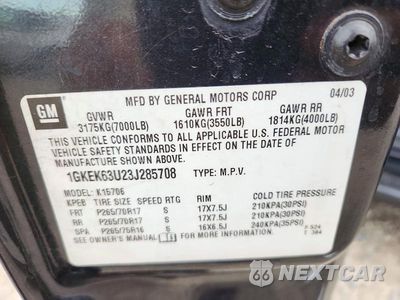 Zdjęcie 14 z 14 samochodu: 2003 GMC YUKON DENALI VIN:1GKEK63U23J285708 - miniatura