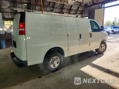 Trzecie zdjęcie samochodu z tyłu: 2023 CHEVROLET EXPRESS G2500 VIN:1GCWGAFP0P1231808 - miniatura