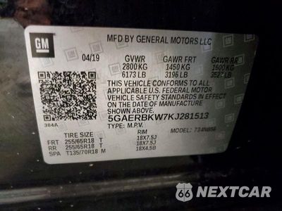 Zdjęcie 13 z 13 samochodu: 2019 BUICK ENCLAVE ESSENCE VIN:5GAERBKW7KJ281513 - miniatura