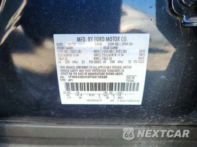 Zdjęcie 13 z 13 samochodu: 2023 FORD EXPLORER XLT VIN:1FMSK8DH5PGC10320 - miniatura