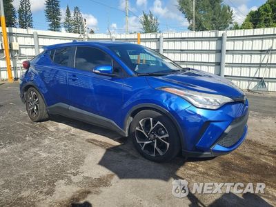 Czwarte zdjęcie samochodu z boku: 2021 TOYOTA C-HR XLE VIN:NMTKHMBX9MR126720 - miniatura