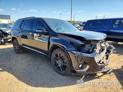 Czwarte zdjęcie samochodu z boku: 2018 CHEVROLET TRAVERSE PREMIER VIN:1GNEVJKW8JJ206524 - miniatura