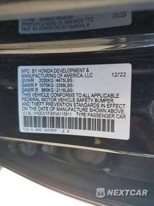 Zdjęcie 12 z 12 samochodu: 2022 HONDA ACCORD SPORT VIN:1HGCV1F3XNA115911 - miniatura