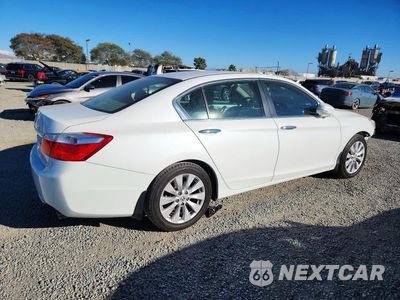Trzecie zdjęcie samochodu z tyłu: 2014 HONDA ACCORD EX VIN:1HGCR2F74EA236852 - miniatura