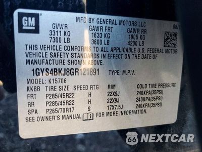 Zdjęcie 13 z 13 samochodu: 2016 CADILLAC ESCALADE LUXURY VIN:1GYS4BKJ8GR121891 - miniatura