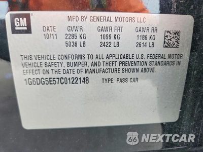 Zdjęcie 12 z 12 samochodu: 2012 CADILLAC CTS LUXURY COLLECTION VIN:1G6DG5E57C0122148 - miniatura