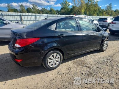 Trzecie zdjęcie samochodu z tyłu: 2017 HYUNDAI ACCENT SE VIN:KMHCT4AE9HU355495 - miniatura