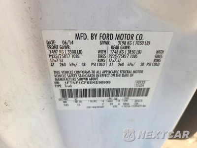 Zdjęcie 12 z 12 samochodu: 2014 FORD F150 VIN:1FTNF1CF5EKE90909 - miniatura
