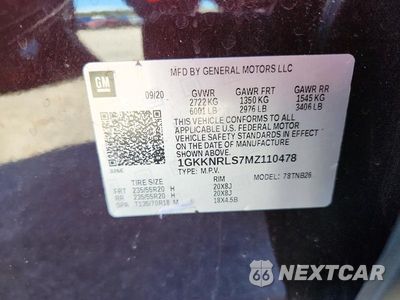 Zdjęcie 13 z 13 samochodu: 2021 GMC ACADIA SLE VIN:1GKKNRLS7MZ110478 - miniatura
