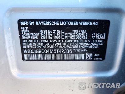 Zdjęcie 14 z 14 samochodu: 2021 BMW X1 XDRIVE28I VIN:WBXJG9C04M5T42336 - miniatura