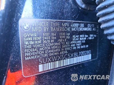 Zdjęcie 13 z 13 samochodu: 2011 BMW X3 XDRIVE28I VIN:5UXWX5C5XBL700280 - miniatura