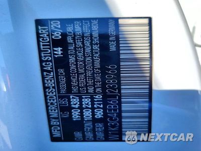 Zdjęcie 12 z 12 samochodu: 2020 MERCEDES-BENZ A 220 VIN:W1K3G4EB6LJ238966 - miniatura
