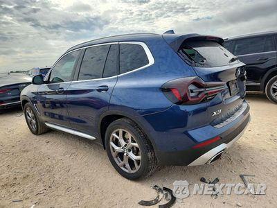Drugie zdjęcie samochodu z przodu: 2022 BMW X3 SDRIVE30I VIN:5UX43DP08N9N42065 - miniatura