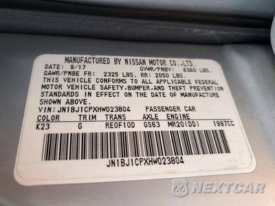 Zdjęcie 14 z 14 samochodu: 2017 NISSAN ROGUE SPORT S VIN:JN1BJ1CPXHW023804 - miniatura