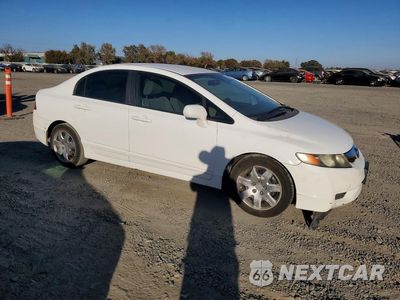 Czwarte zdjęcie samochodu z boku: 2010 HONDA CIVIC LX VIN:19XFA1F5XAE075166 - miniatura