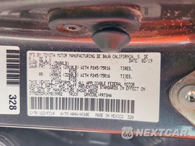 Zdjęcie 12 z 12 samochodu: 2019 TOYOTA TACOMA SR5 V6 VIN:3TMBZ5DN1KM019982 - miniatura