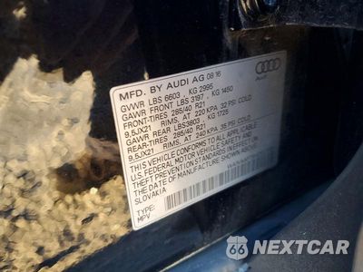 Zdjęcie 12 z 12 samochodu: 2017 AUDI Q7 PRESTIGE VIN:WA1VAAF75HD027061 - miniatura