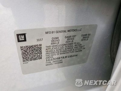 Zdjęcie 12 z 12 samochodu: 2018 CHEVROLET MALIBU LT VIN:1G1ZD5ST8JF155354 - miniatura