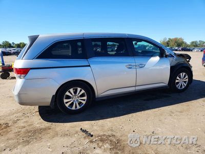 Trzecie zdjęcie samochodu z tyłu: 2014 HONDA ODYSSEY EXL VIN:5FNRL5H64EB058044 - miniatura