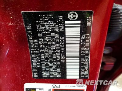Zdjęcie 13 z 13 samochodu: 2017 TOYOTA CAMRY XSE V6 VIN:4T1BK1FK6HU582087 - miniatura
