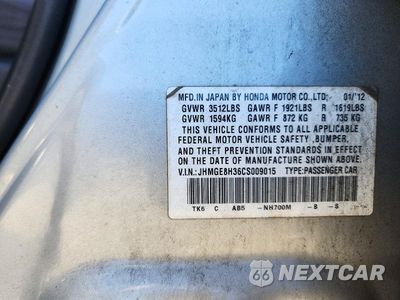 Zdjęcie 13 z 13 samochodu: 2012 HONDA FIT VIN:JHMGE8H36CS009015 - miniatura