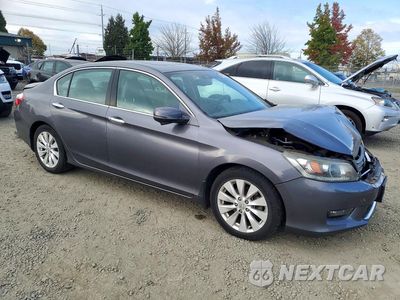 Czwarte zdjęcie samochodu z boku: 2014 HONDA ACCORD EXL VIN:1HGCR2F84EA236665 - miniatura