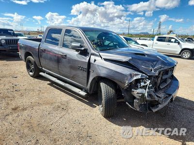 Czwarte zdjęcie samochodu z boku: 2018 RAM 1500 SPORT VIN:1C6RR6MT4JS160366 - miniatura