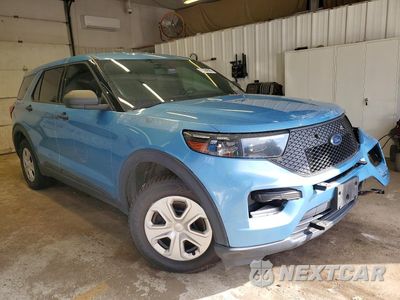 Czwarte zdjęcie samochodu z boku: 2020 FORD EXPLORER POLICE INTERCEPTOR VIN:1FM5K8AB3LGA64622 - miniatura