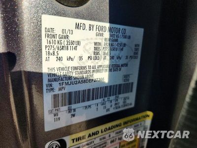 Zdjęcie 12 z 12 samochodu: 2013 FORD EXPEDITION LIMITED VIN:1FMJU2A58DEF27366 - miniatura