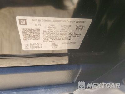 Zdjęcie 13 z 13 samochodu: 2020 CHEVROLET EQUINOX PREMIER VIN:2GNAXXEV8L6206912 - miniatura
