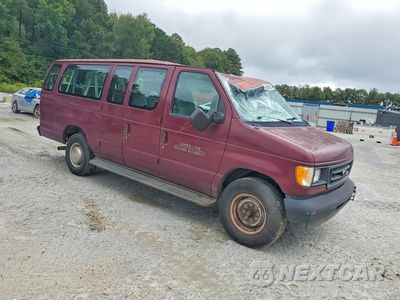 Czwarte zdjęcie samochodu z boku: 2003 FORD ECONOLINE E350 SUPER DUTY WAGON VIN:1FBSS31L43HA18251 - miniatura