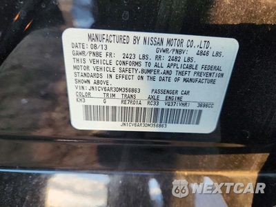 Zdjęcie 13 z 13 samochodu: 2013 INFINITI G37 SEDAN X VIN:JN1CV6AR3DM356863 - miniatura