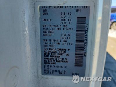 Zdjęcie 13 z 13 samochodu: 2014 NISSAN NV200 S VIN:3N6CM0KN5EK693171 - miniatura