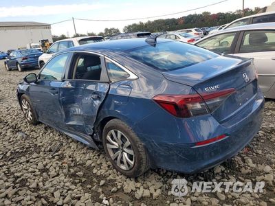 Drugie zdjęcie samochodu z przodu: 2025 HONDA CIVIC LX VIN:2HGFE2F24SH576755 - miniatura