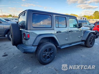 Trzecie zdjęcie samochodu z tyłu: 2022 JEEP WRANGLER UNLIMITED SPORT VIN:1C4HJXDNXNW149695 - miniatura
