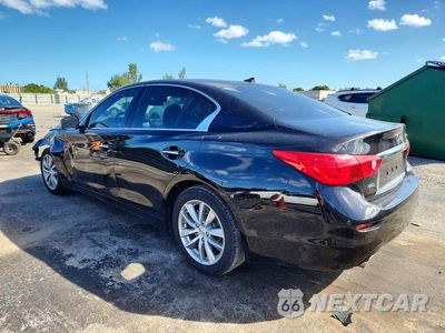Drugie zdjęcie samochodu z przodu: 2015 INFINITI Q50 PREMIUM VIN:JN1BV7AR3FM394758 - miniatura