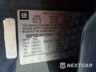 Zdjęcie 12 z 12 samochodu: 2017 CHEVROLET COLORADO LT VIN:1GCPTCE16H1172810 - miniatura
